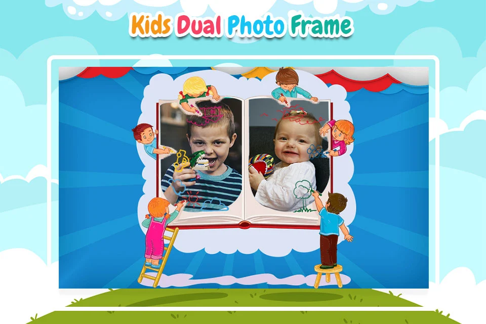 Kids Dual Photo Frames Screenshot 3