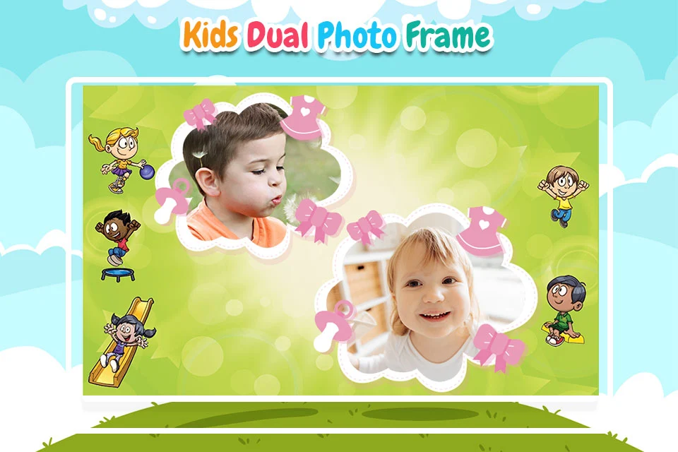 Kids Dual Photo Frames Screenshot 6