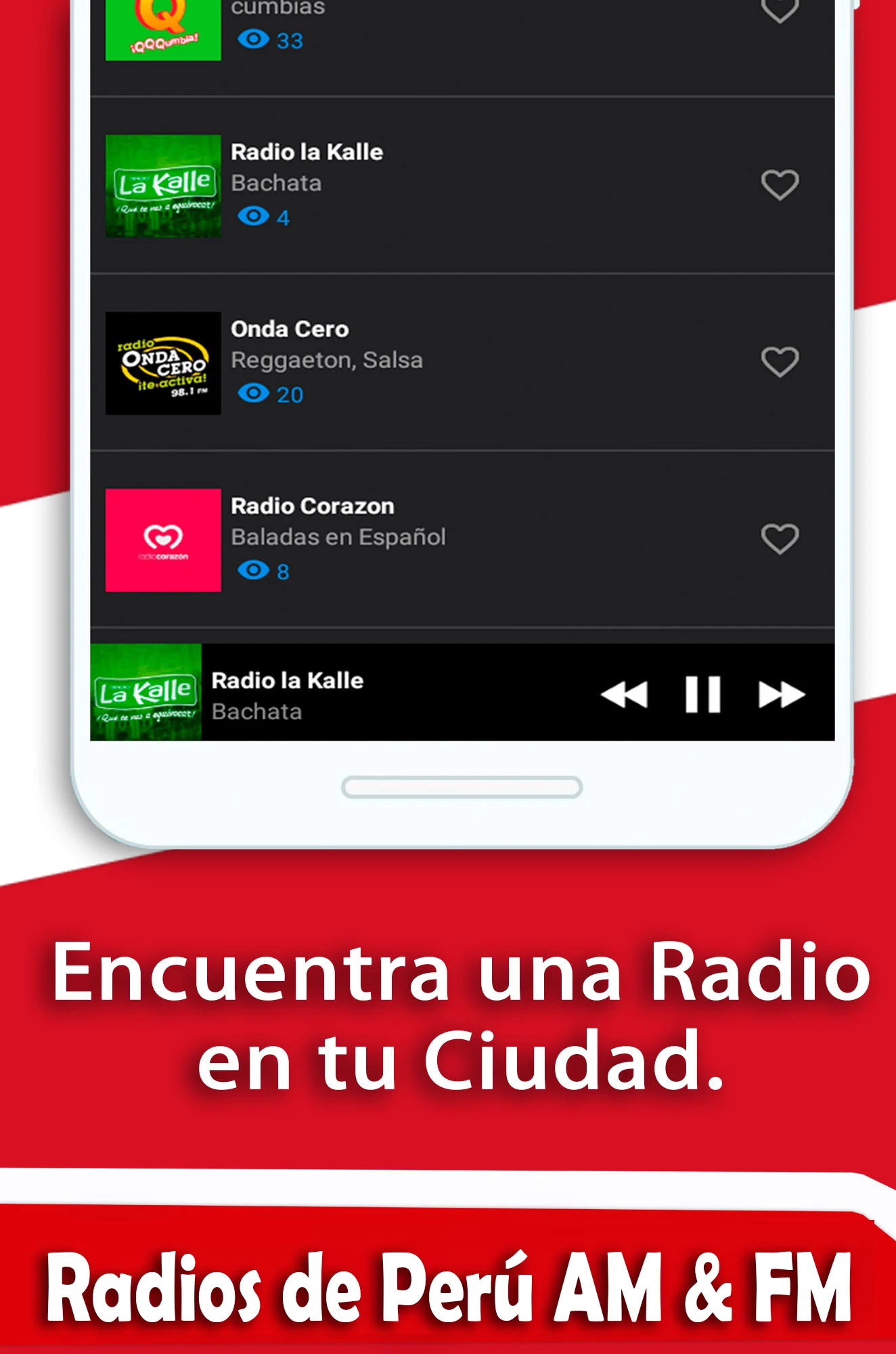 Radios del Peru - Perú AM FM Screenshot 5