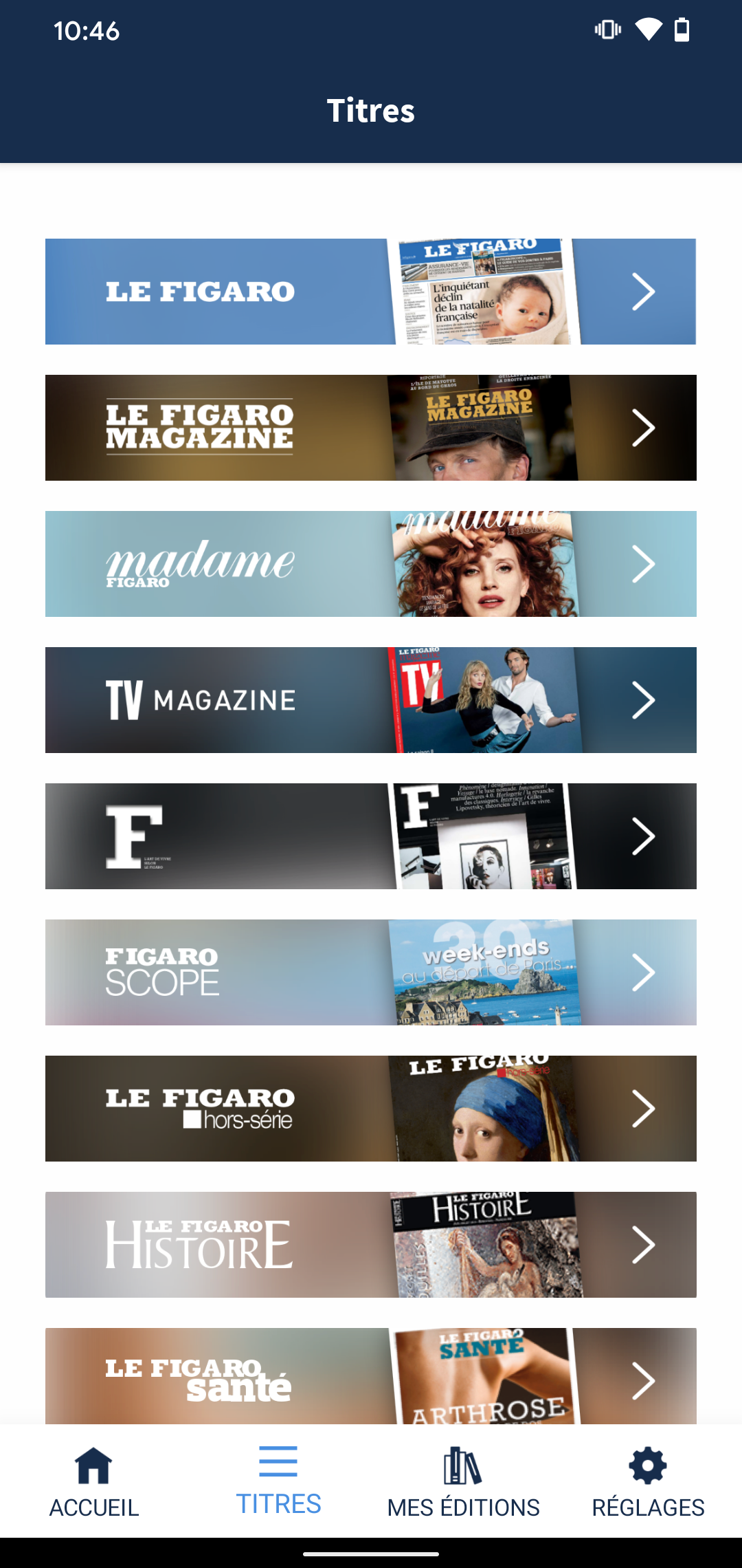 Kiosque Figaro: Journal Screenshot 4