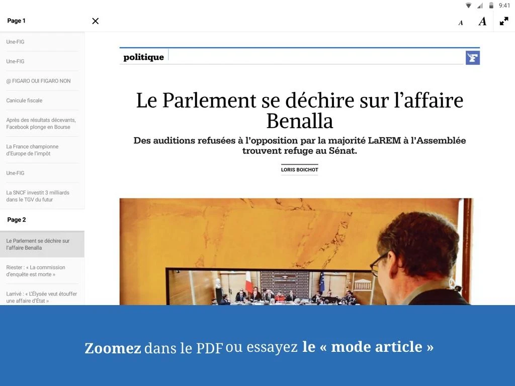 Kiosque Figaro: Journal Screenshot 11