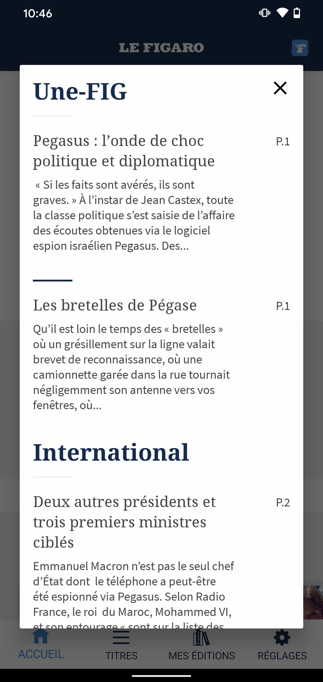 Kiosque Figaro: Journal Screenshot 5