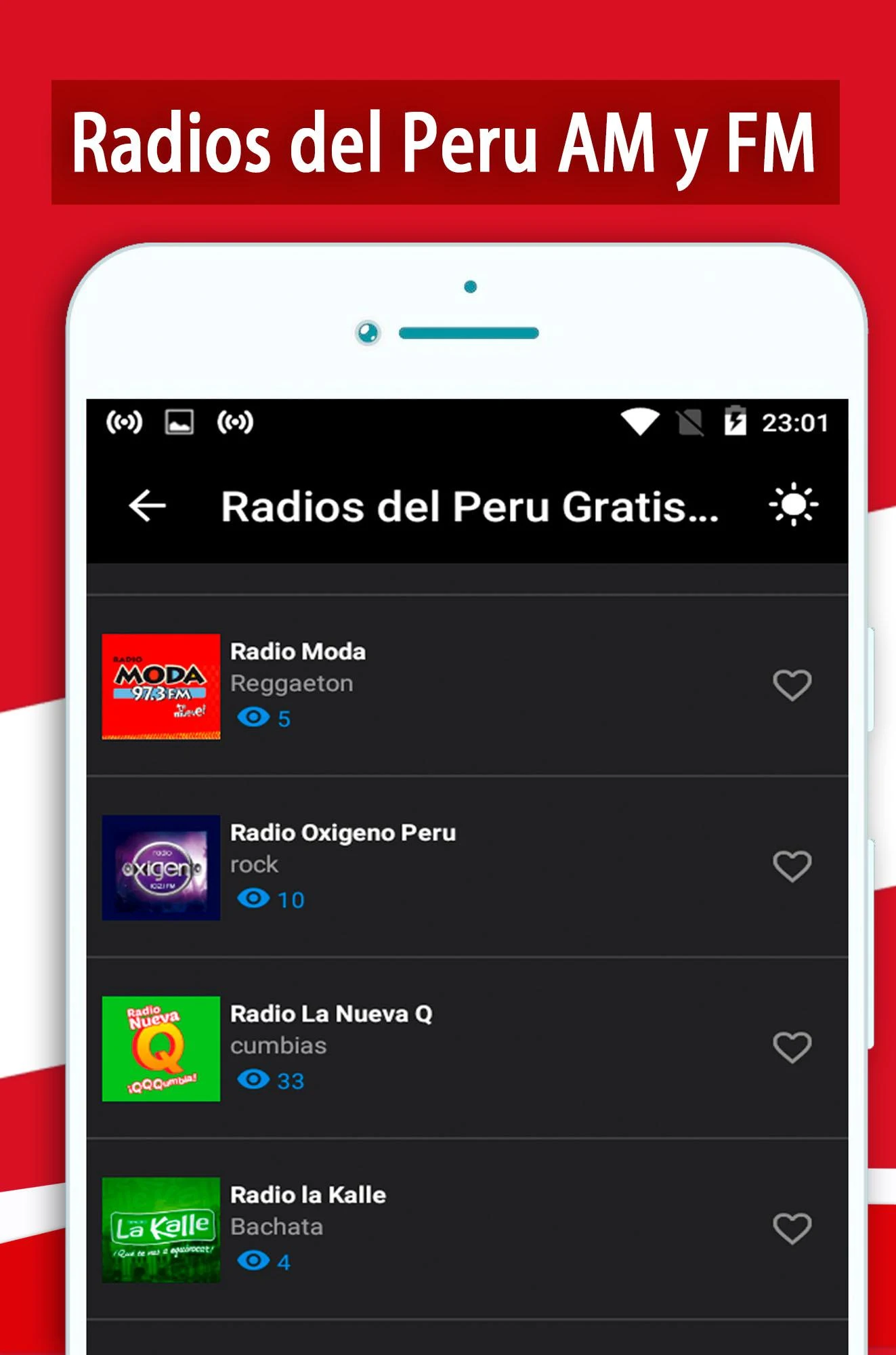 Radios del Peru - Perú AM FM Screenshot 7