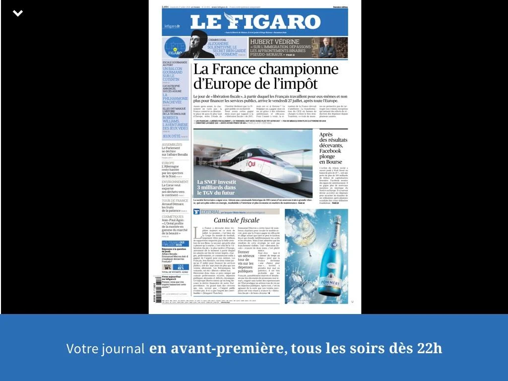 Kiosque Figaro: Journal Screenshot 9