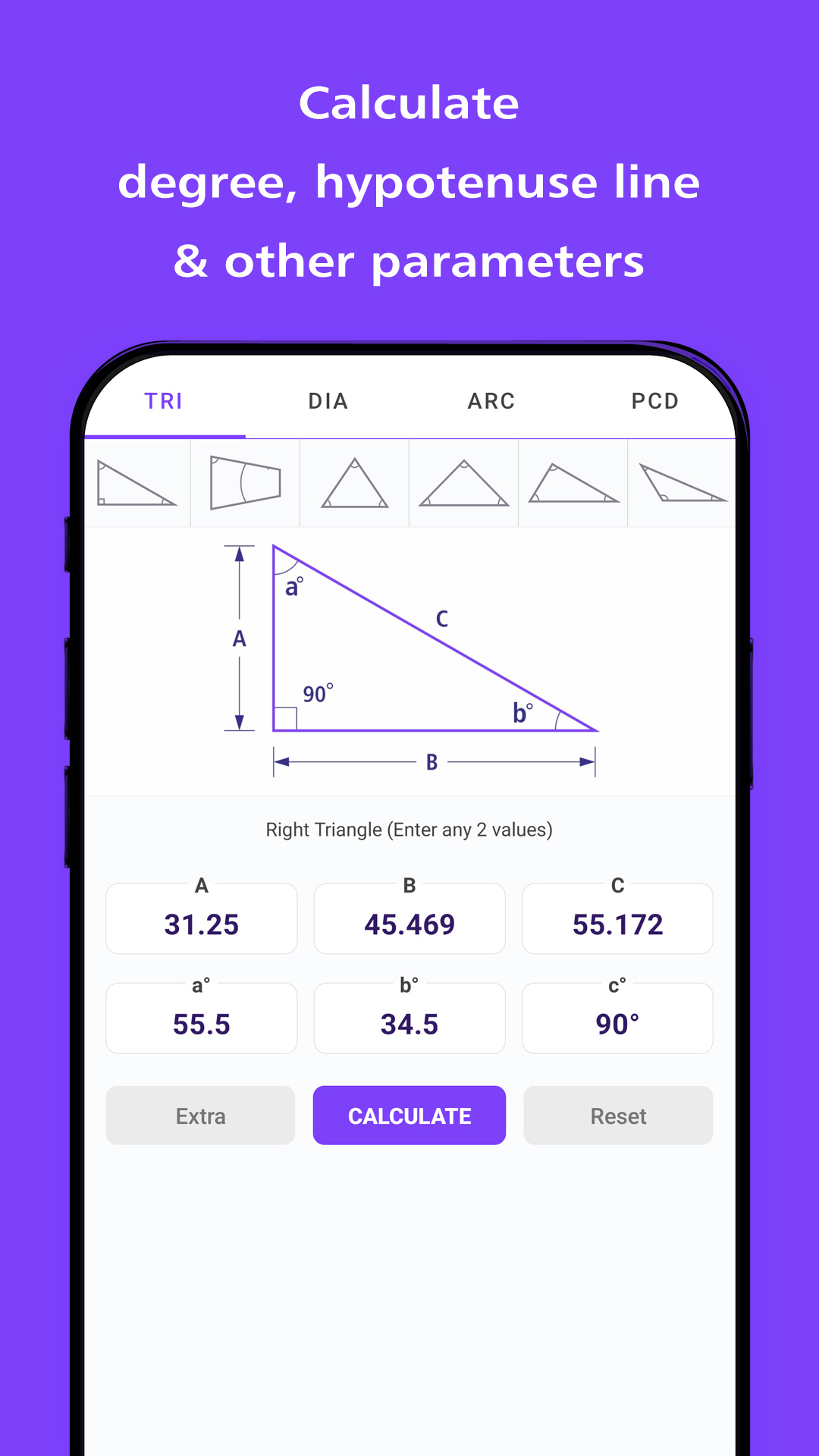 Angle Finder - Trig Calculator Screenshot 9