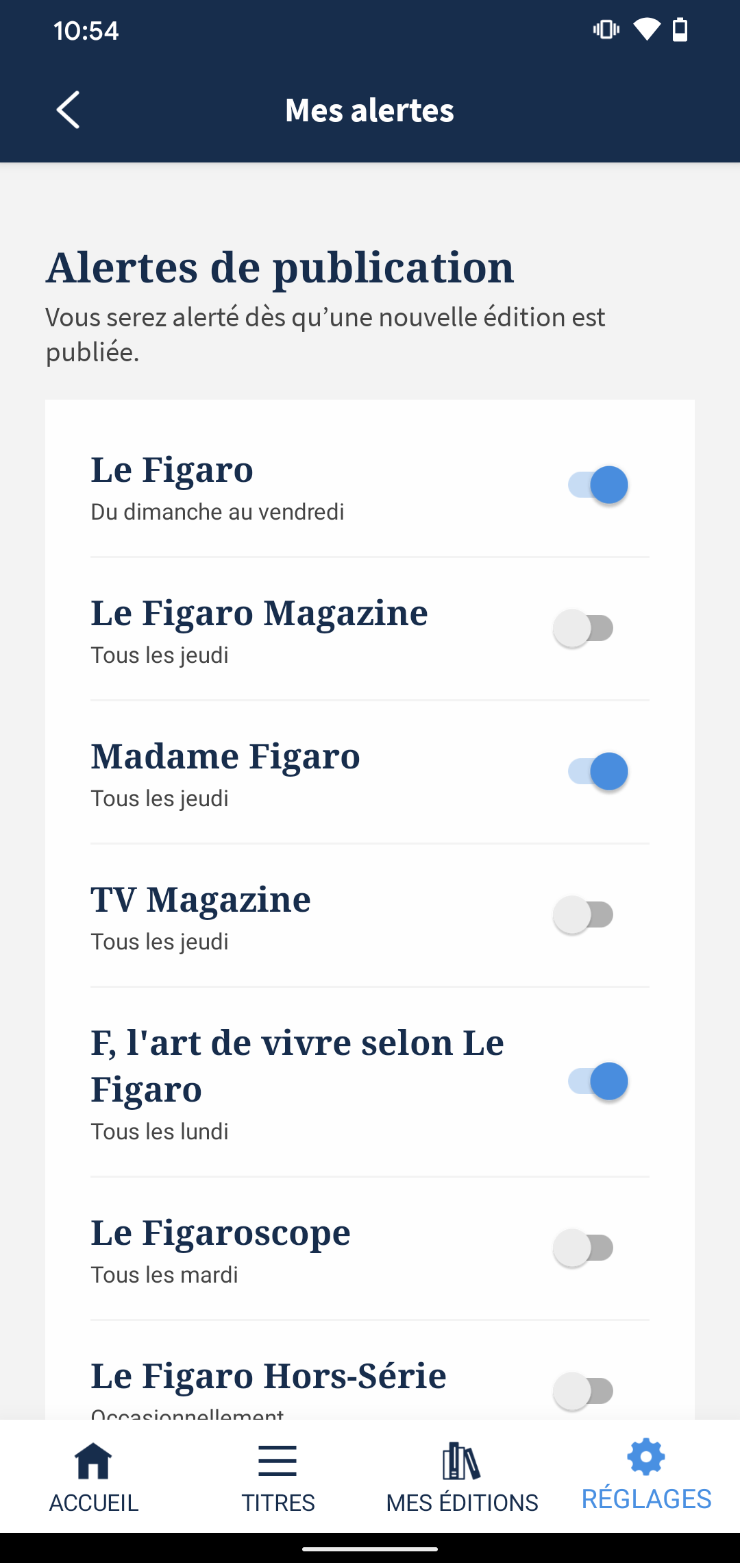 Kiosque Figaro: Journal Screenshot 6