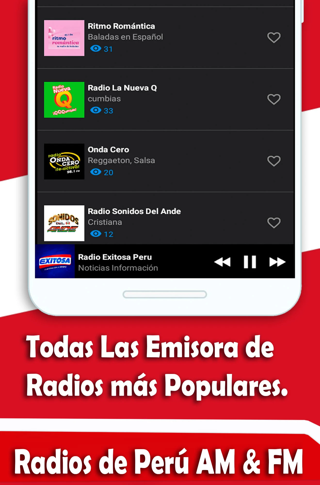 Radios del Peru - Perú AM FM Screenshot 3