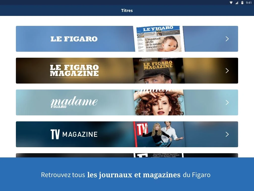 Kiosque Figaro: Journal Screenshot 13