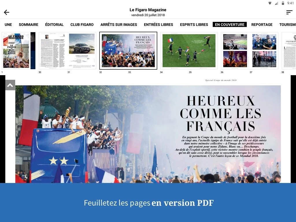 Kiosque Figaro: Journal Screenshot 12