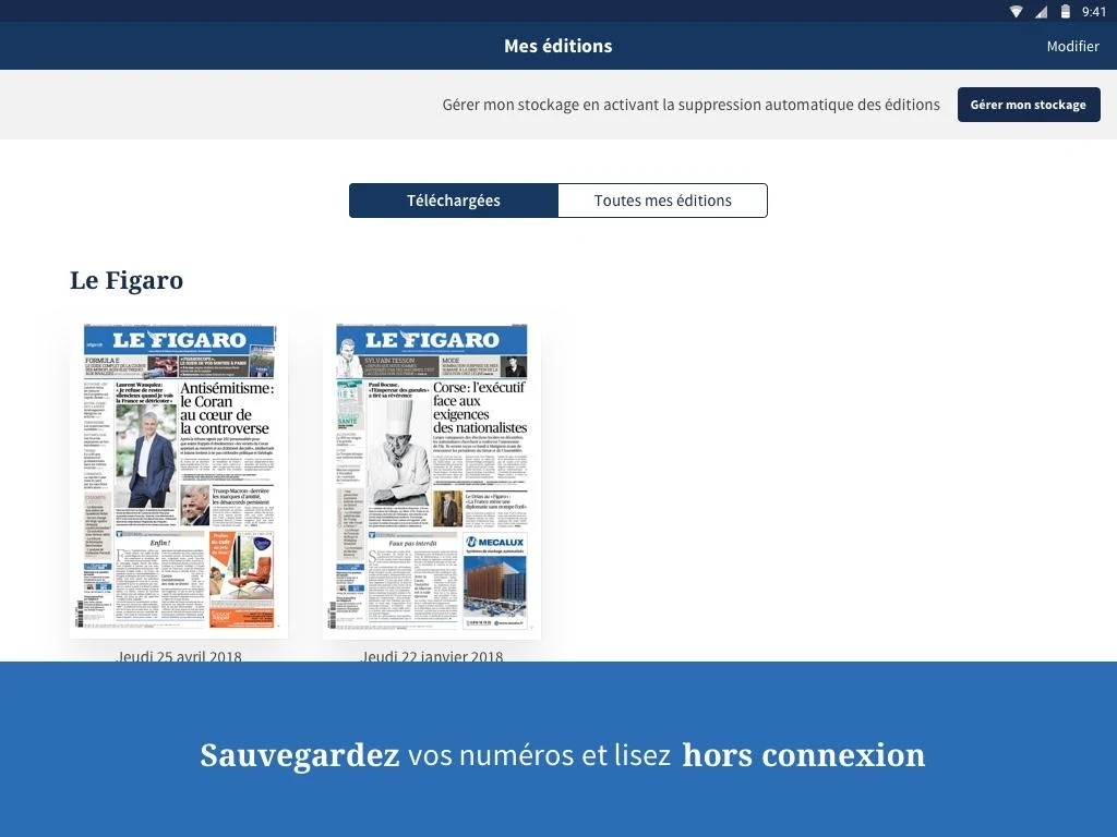 Kiosque Figaro: Journal Screenshot 10