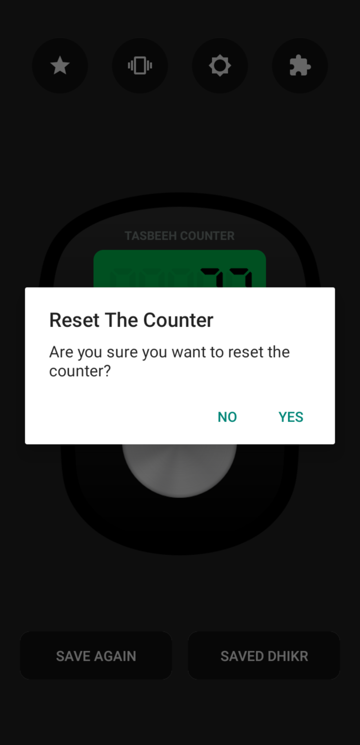 Digital Tasbeeh Counter Screenshot 6