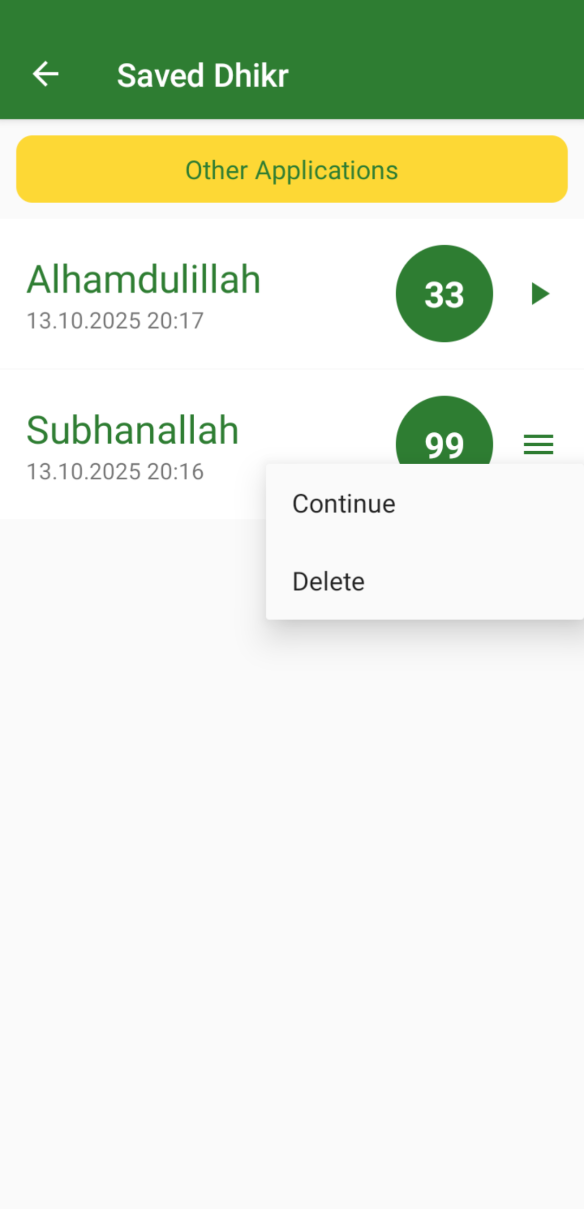 Digital Tasbeeh Counter Screenshot 4