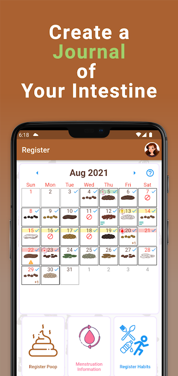 Happy Poop: Toilet Journal Log Screenshot 2