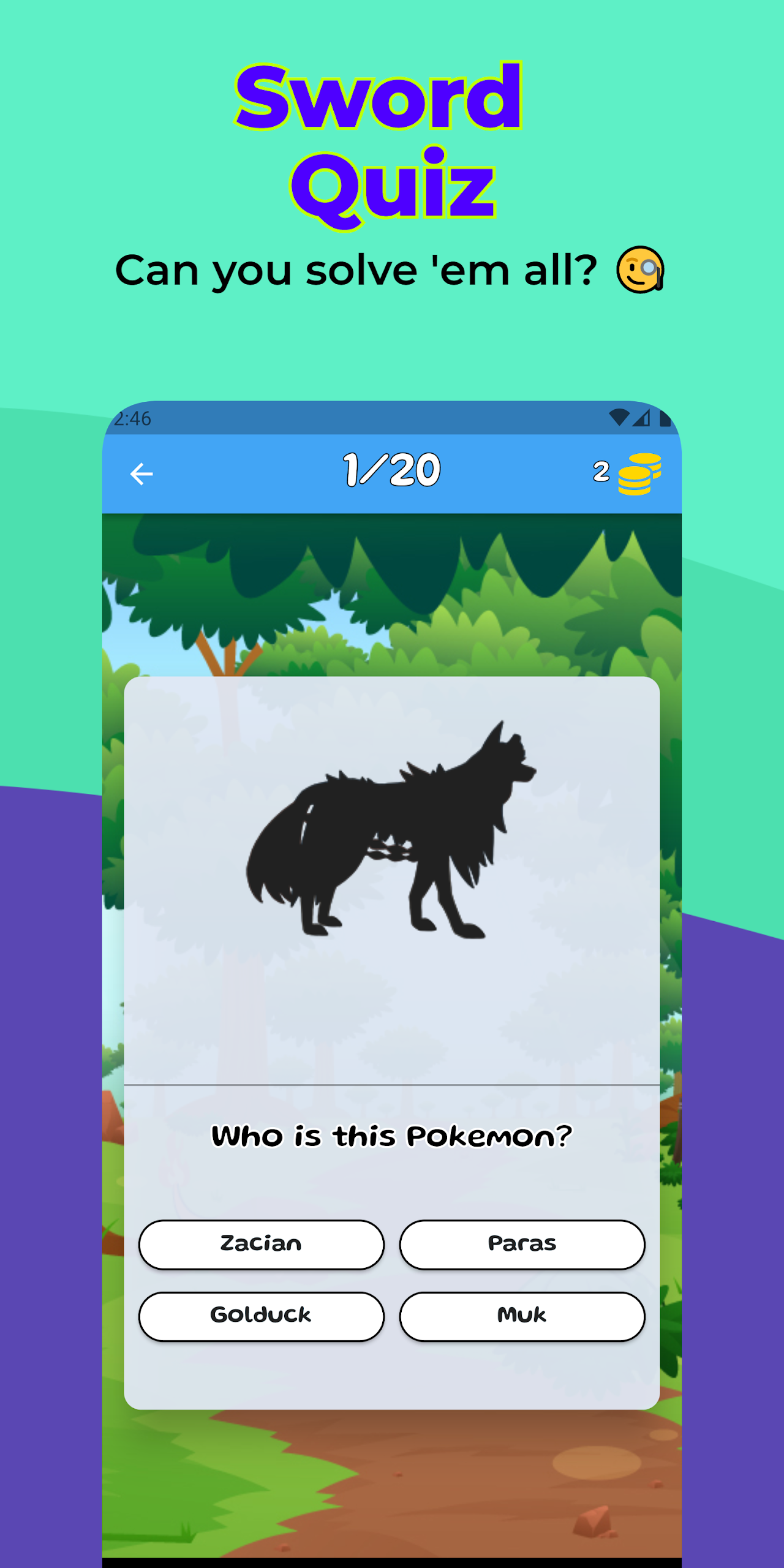 Solve Em All - Poke Quiz Screenshot 1