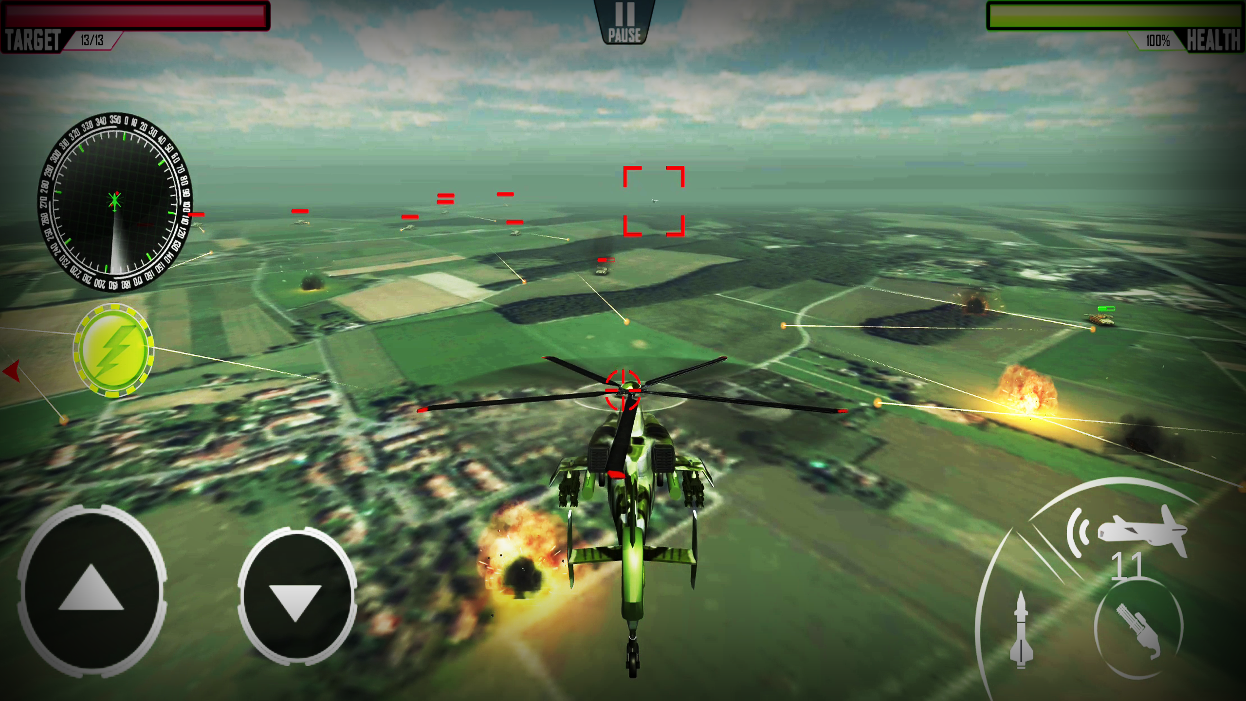 Heli Air Attack - Jet Games Screenshot 6
