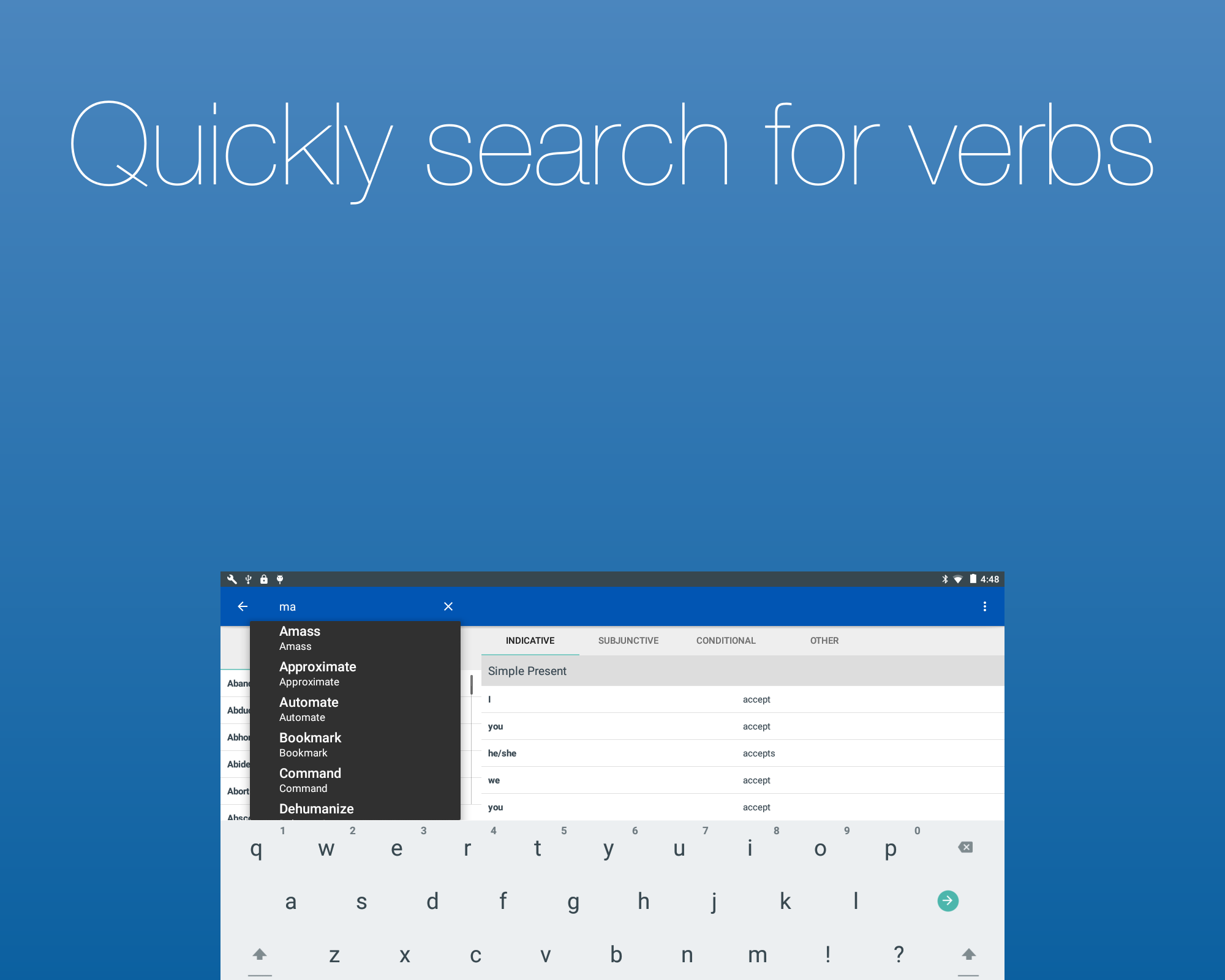 English Verb Conjugator Screenshot 14