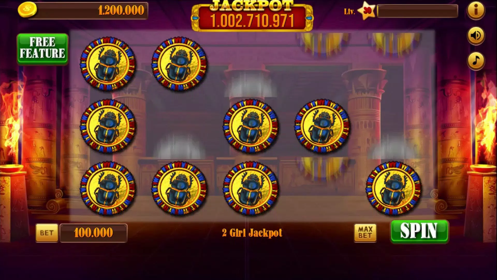 Sphinx Jackpot Screenshot 2