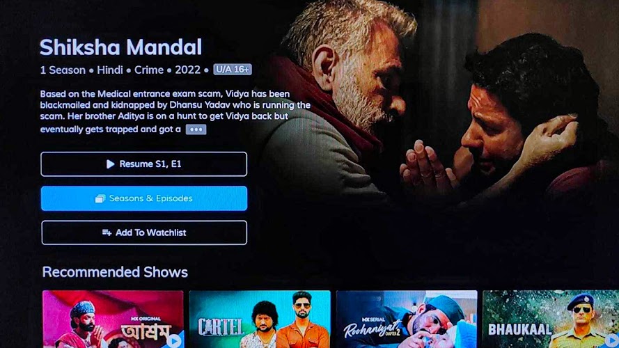 MX Player TV Screenshot 9