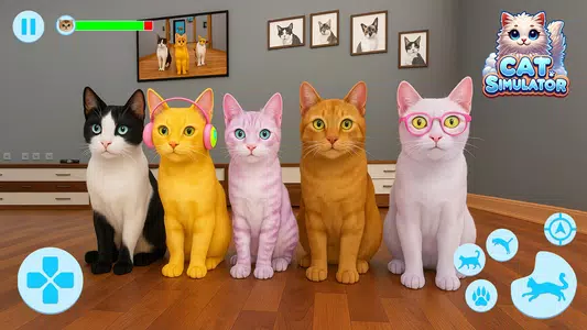 Virtual Pet Cat Life Simulator Screenshot 1