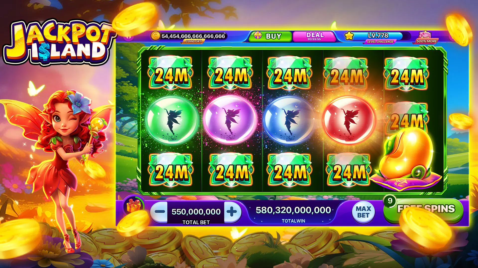 Jackpot Island Slots Machine Screenshot 3