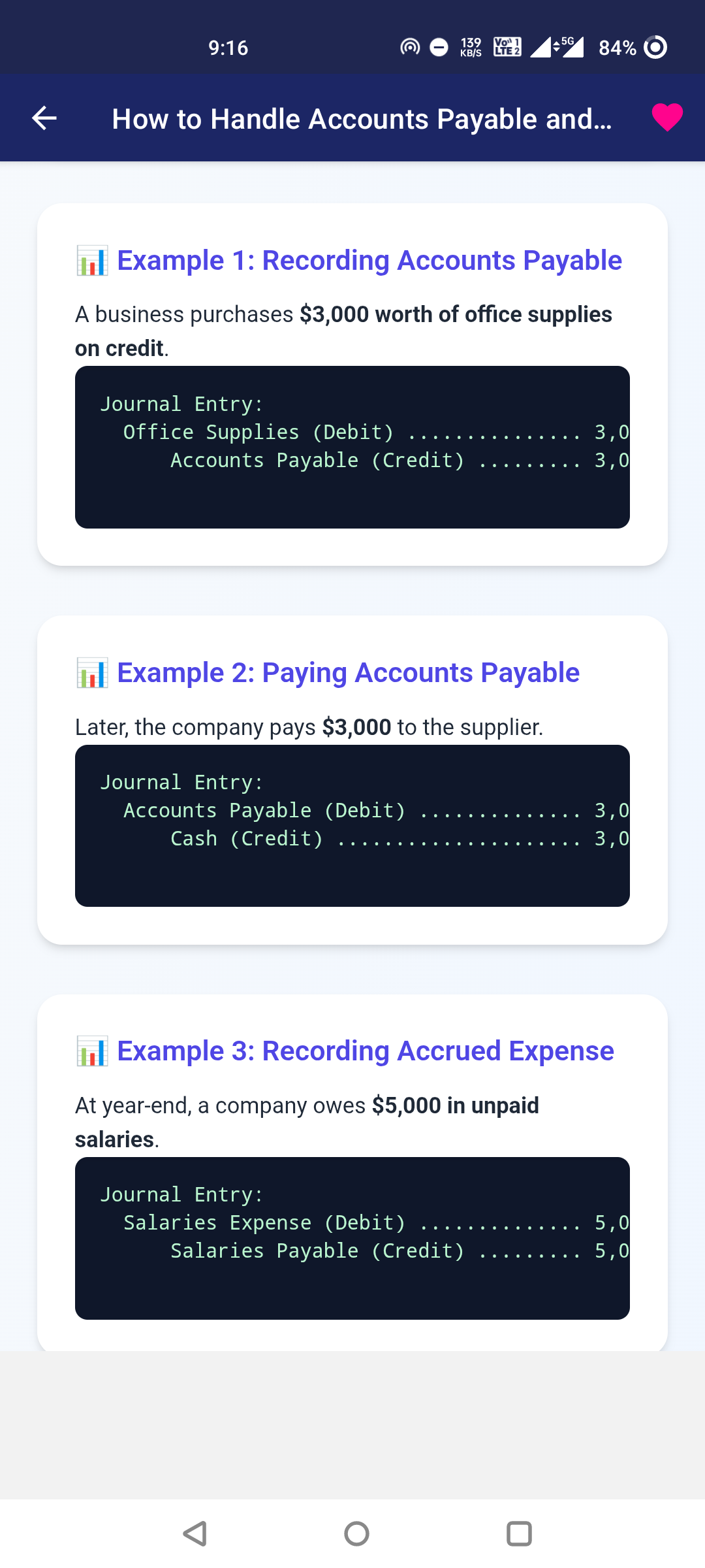 Accounting Basics Screenshot 7