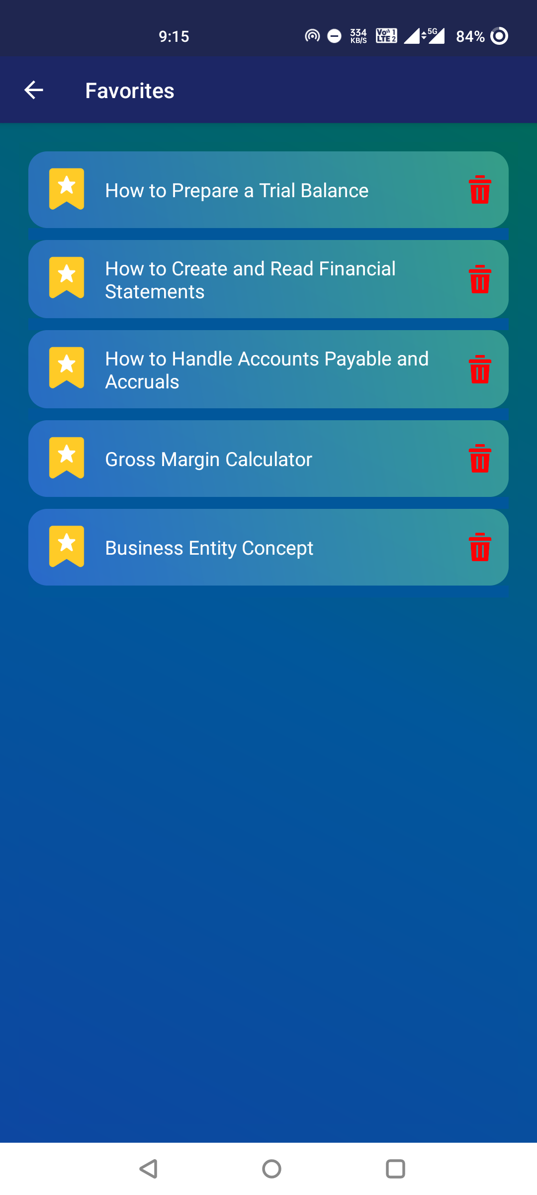 Accounting Basics Screenshot 6