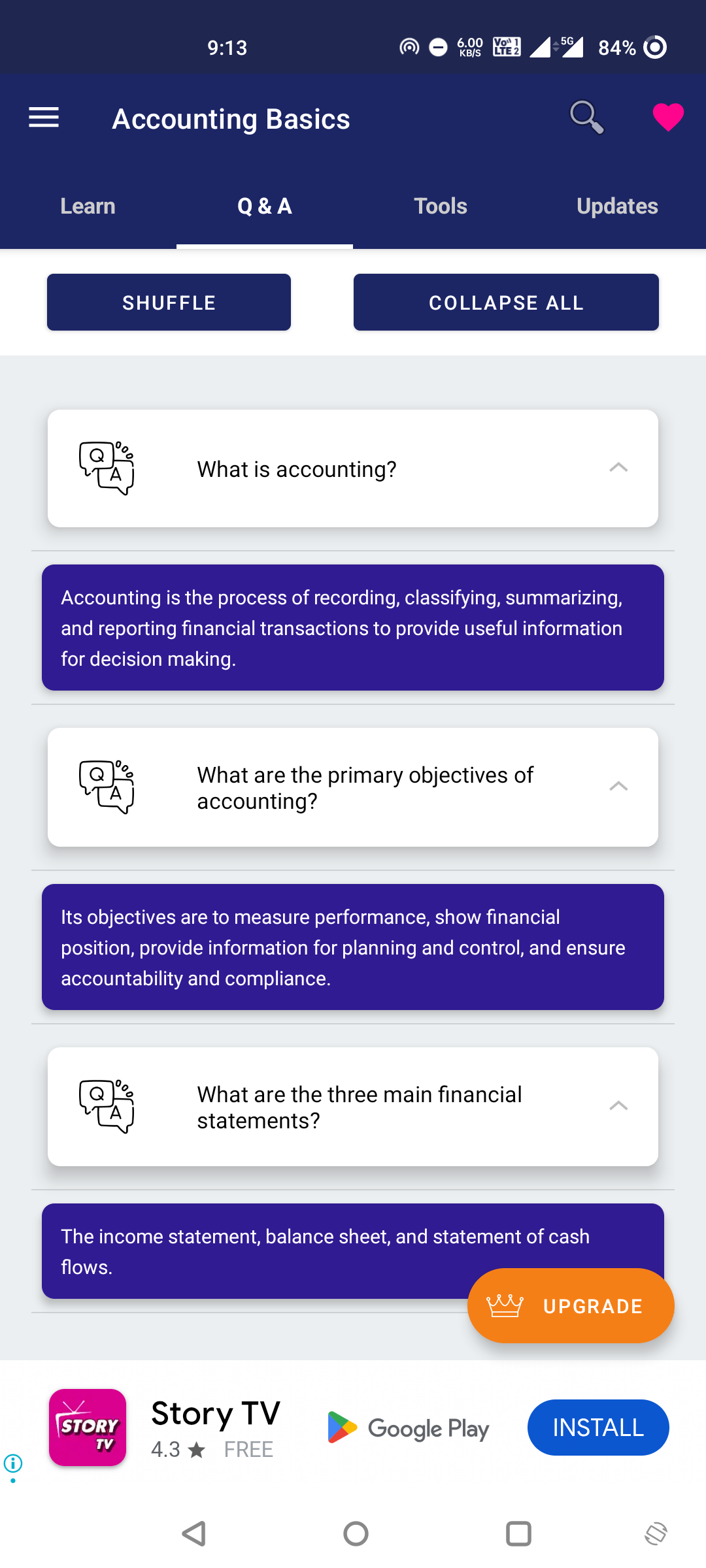 Accounting Basics Screenshot 2