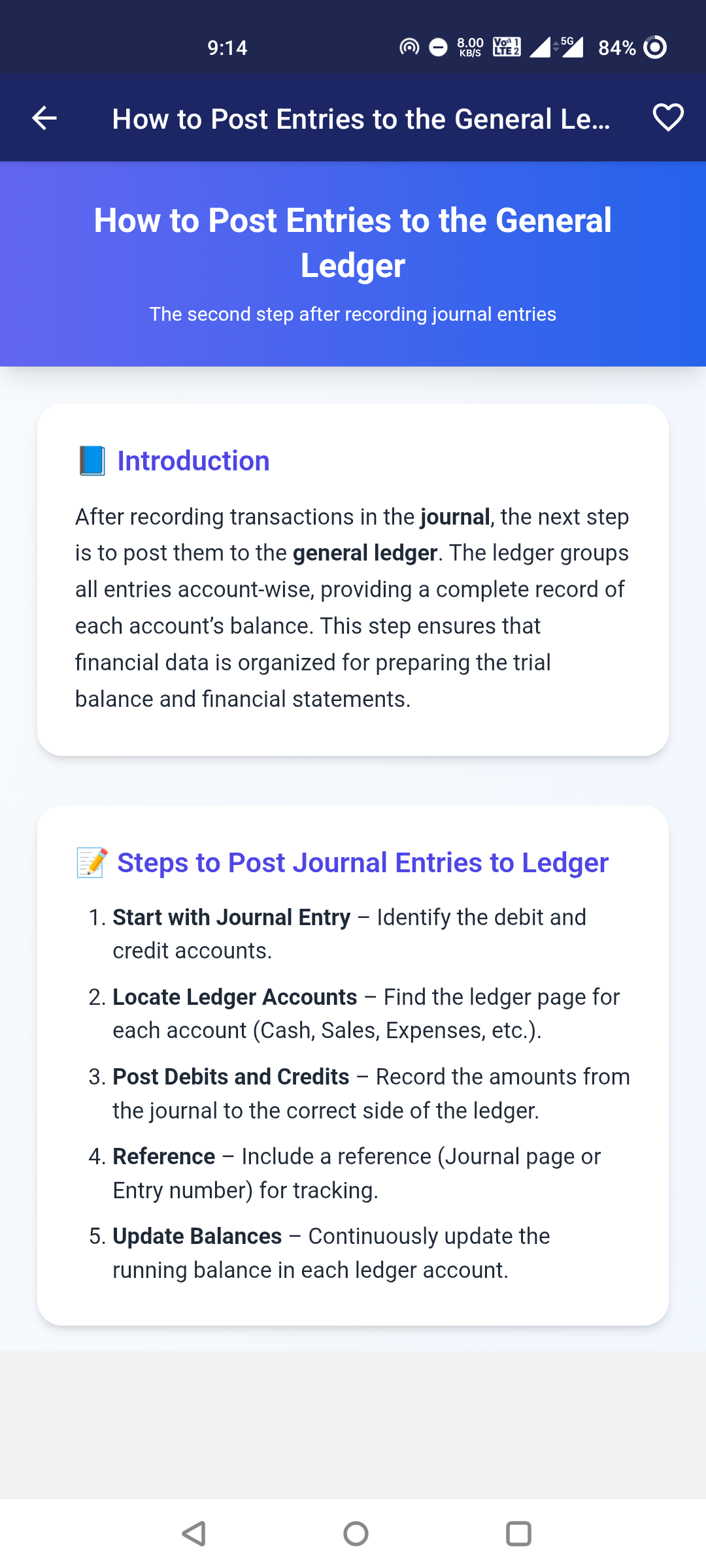Accounting Basics Screenshot 4