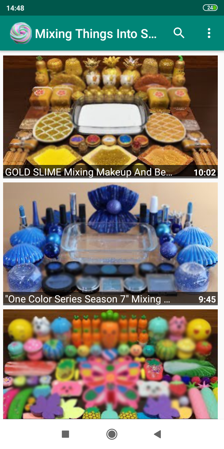 Satisfying Mixing Slime Videos Screenshot 1