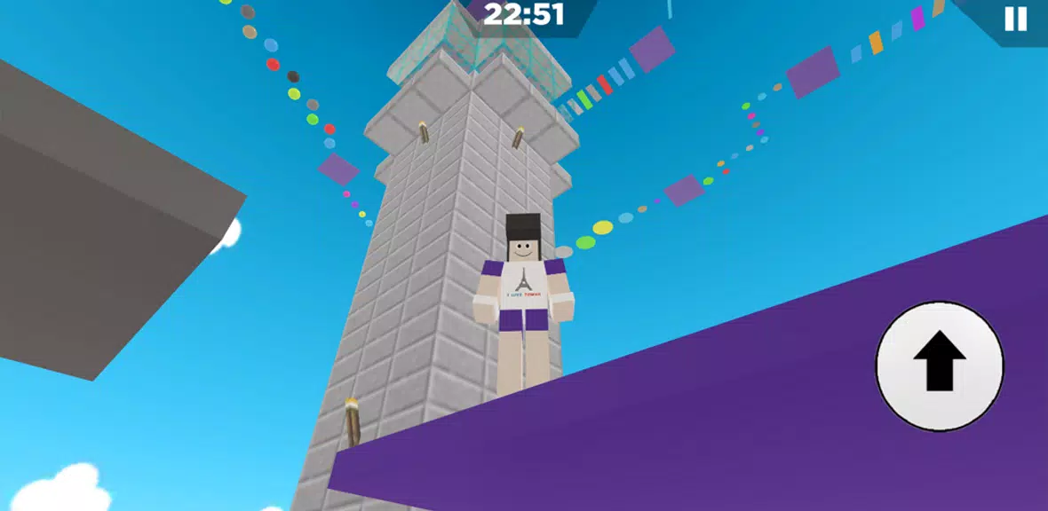 Mega Tower escape parkour Screenshot 1
