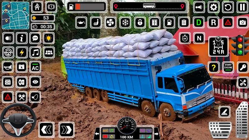Offroad Mud Truck Driving Game Screenshot 15
