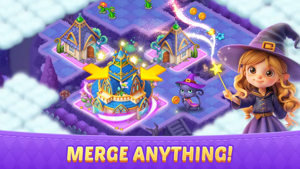 Merge Witches-Match Puzzles Screenshot 2