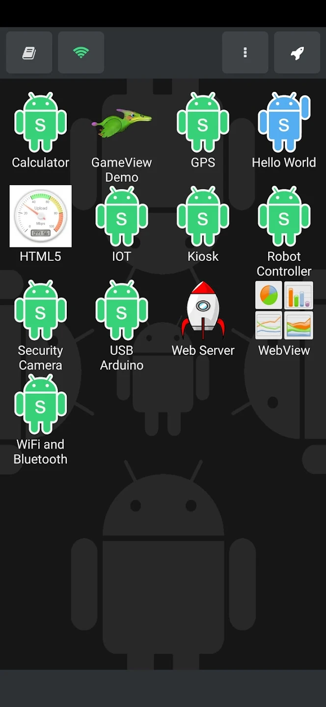 DroidScript: JS and Python IDE Screenshot 3