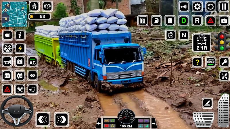 Offroad Mud Truck Driving Game Screenshot 4