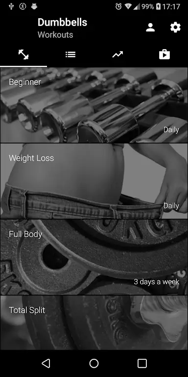 Dumbbell Home Workout Screenshot 5