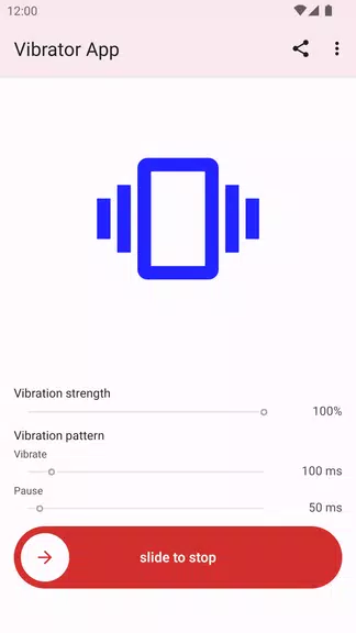 Vibrator App Screenshot 2