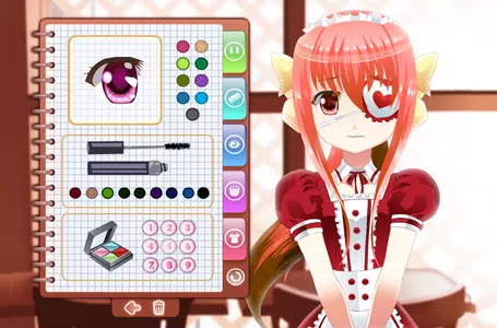 Dress Up Moe Maid Avatar Maker Screenshot 2