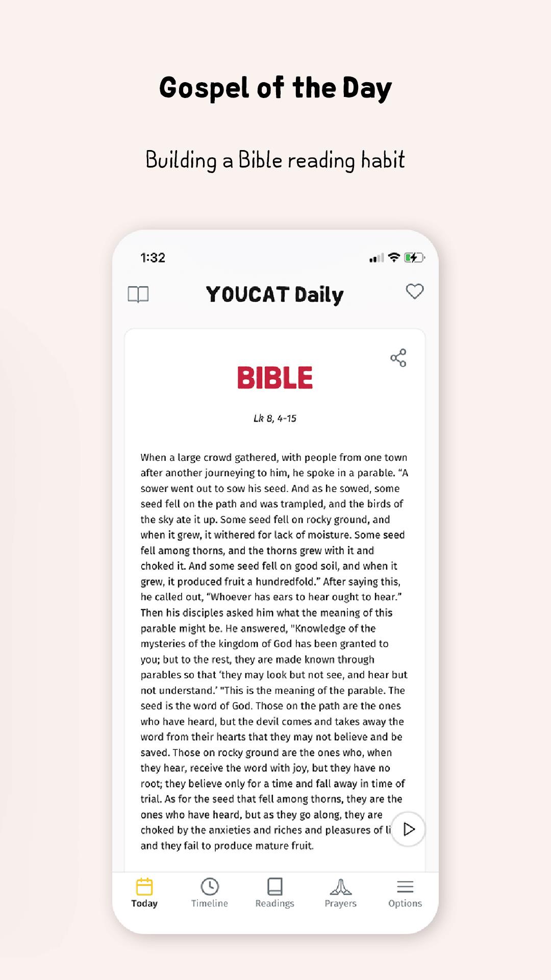 YOUCAT Daily, Bible, Catechism Screenshot 4