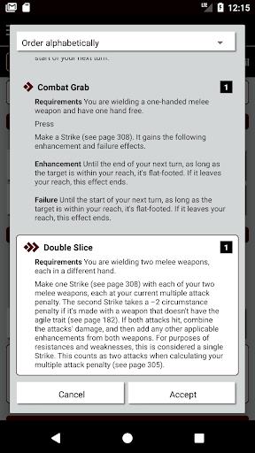 Pathbuilder 2e Screenshot 2
