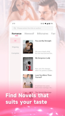 M-Reader Romantic Story For U Screenshot 1