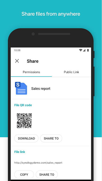 Synology Drive Screenshot 2