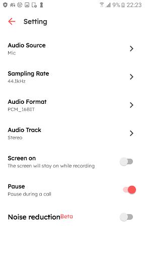 Voice Recorder Screenshot 2