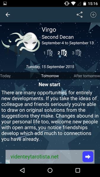 My Horoscope Screenshot 4