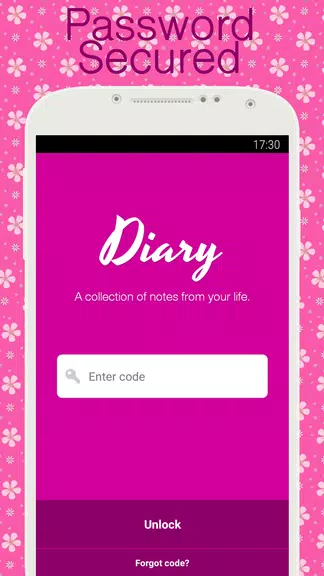 Diary with lock Screenshot 1