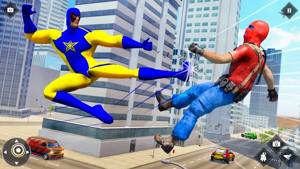 Rope Hero Spider Hero Man Game Screenshot 1