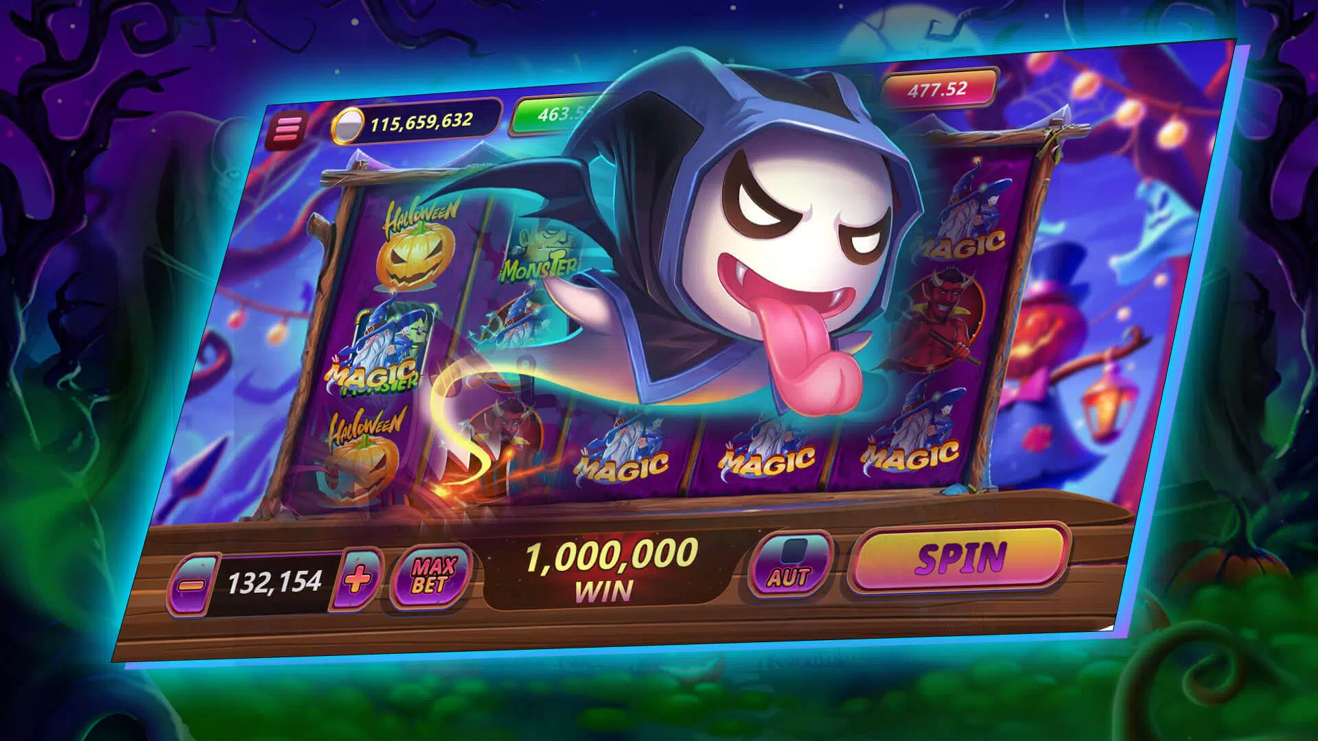 Paixão Slots Halloween Screenshot 2