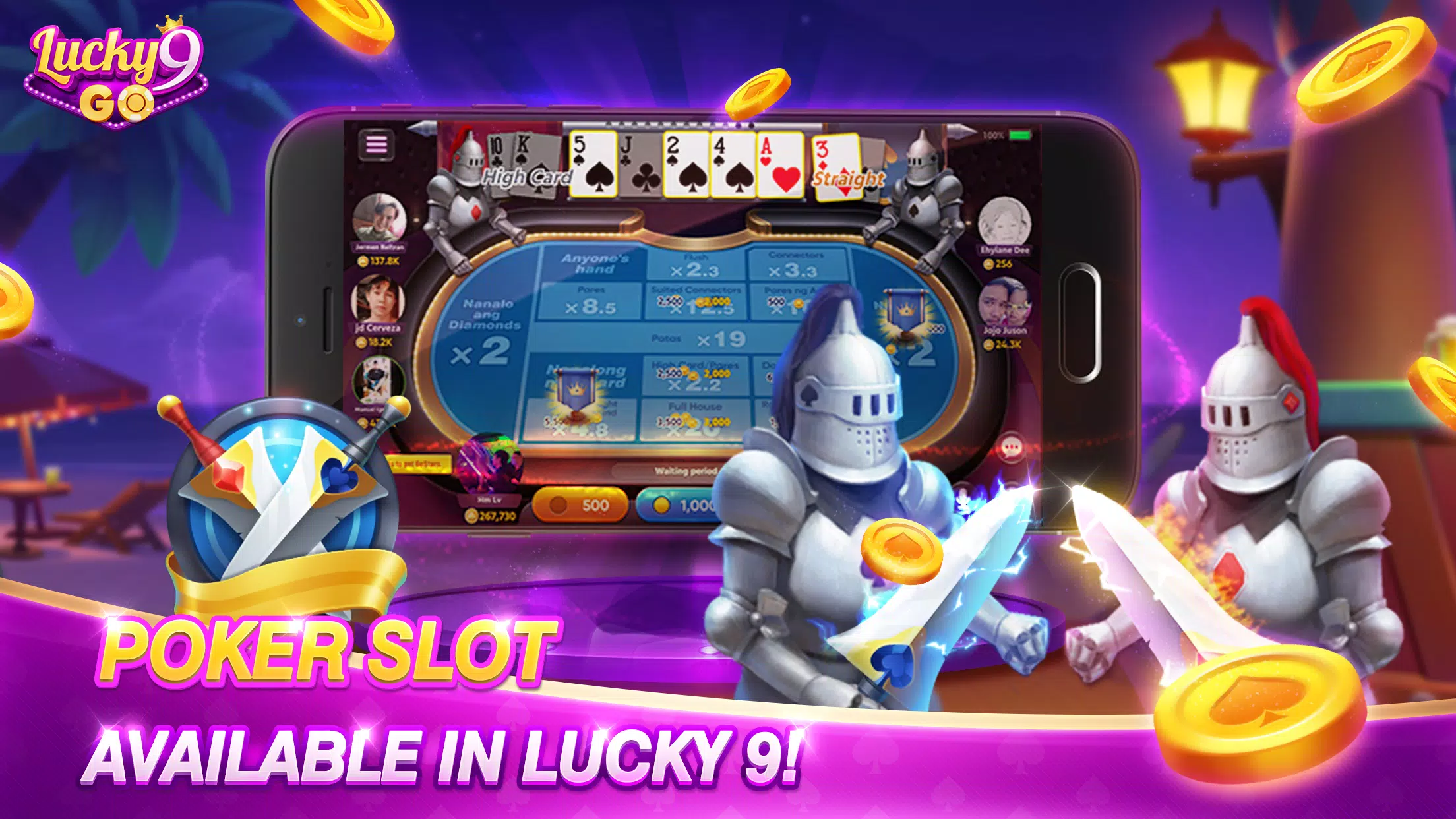 Lucky 9 Go Fun Card Game Screenshot 4
