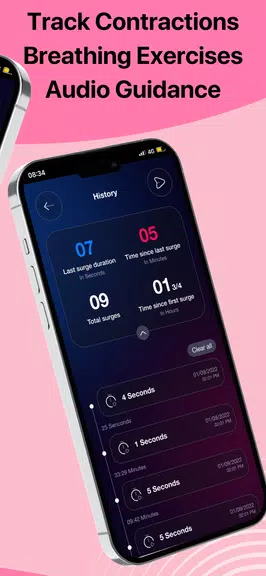Contraction Timer & Counter Screenshot 3