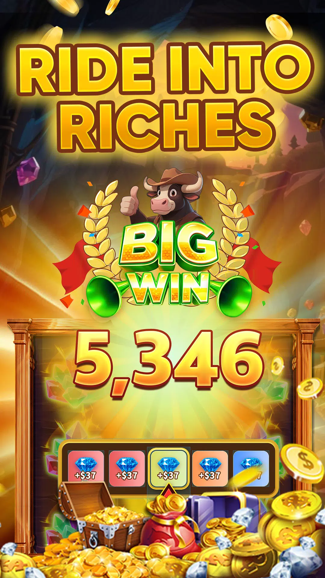 Gem Canyon Slots Screenshot 1