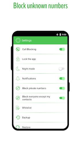 Phone Call Blocker - Blacklist Screenshot 2